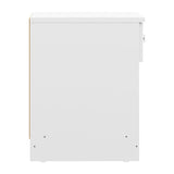 High Gloss Bedside Cabinet With 1 Drawer - Denver