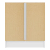 High Gloss Bedside Cabinet With 1 Drawer - Denver