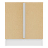 High Gloss Bedside Cabinet With 1 Drawer - Denver