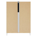 High Gloss Bedside Cabinet With 3 Drawers - Denver