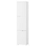 High Gloss Bookcase Narrow With 3 Doors - Salina