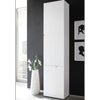 High Gloss Bookcase Narrow With 3 Doors - Salina
