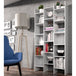 High Gloss Bookcase 96cm Wide Triple - Canby