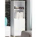 High Gloss Bookcase With 1 Door - Salina