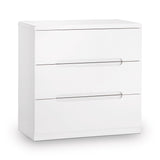 High Gloss Chest Of 3 Drawers - Manhattan