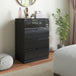 High Gloss Chest Of 4 Drawers 60cm Wide - Velmora