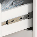 High Gloss Chest Of 4 Drawers 60cm Wide - Velmora