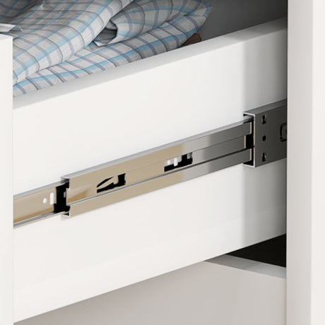 High Gloss Chest Of 4 Drawers 60cm Wide - Velmora