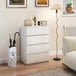 High Gloss Chest Of 4 Drawers 80cm H x 55cm W x 34cm D - Velmora