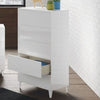 High Gloss Chest Of 5 Drawers - Mainz