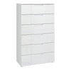 High Gloss Chest Of 6 Drawers - Sienna
