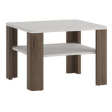 High Gloss Coffee Table Square With Shelf - Toronto