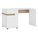 High Gloss Desk for Home And Office With 1 Door And 1 Drawer - Chelsea