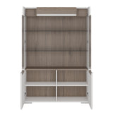 High Gloss Display Cabinet With 2 Doors - Toronto
