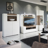 High Gloss Display Cabinet With 2 Doors - Toronto
