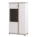 High Gloss Display Cabinet 78.5cm Wide Low With 2 Doors - Minot