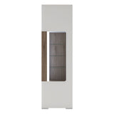 High Gloss Display Cabinet Tall And Narrow With 1 Door - Toronto