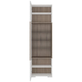 High Gloss Display Cabinet Tall And Narrow With 1 Door - Toronto