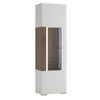 High Gloss Display Cabinet Tall And Narrow With 1 Door - Toronto