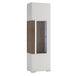 High Gloss Display Cabinet Tall And Narrow With 1 Door - Toronto