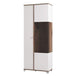 High Gloss Display Cabinet 78.5cm Wide Tall With 2 Doors - Minot