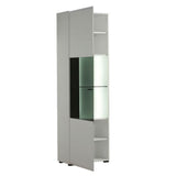 High Gloss Display Cabinet With 1 Door - Truro