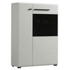 High Gloss Display Cabinet With 2 Doors - Truro