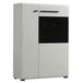 High Gloss Display Cabinet 87.5cm Wide With 2 Doors - Truro