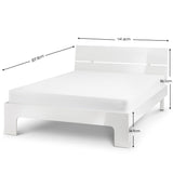 High Gloss Double Bed - Manhattan