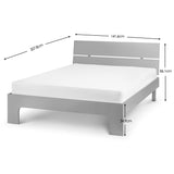 High Gloss Double Bed - Manhattan
