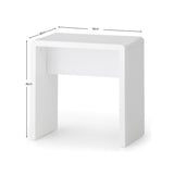 High Gloss Dressing Table Stool - Manhattan