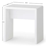 High Gloss Dressing Table Stool - Manhattan