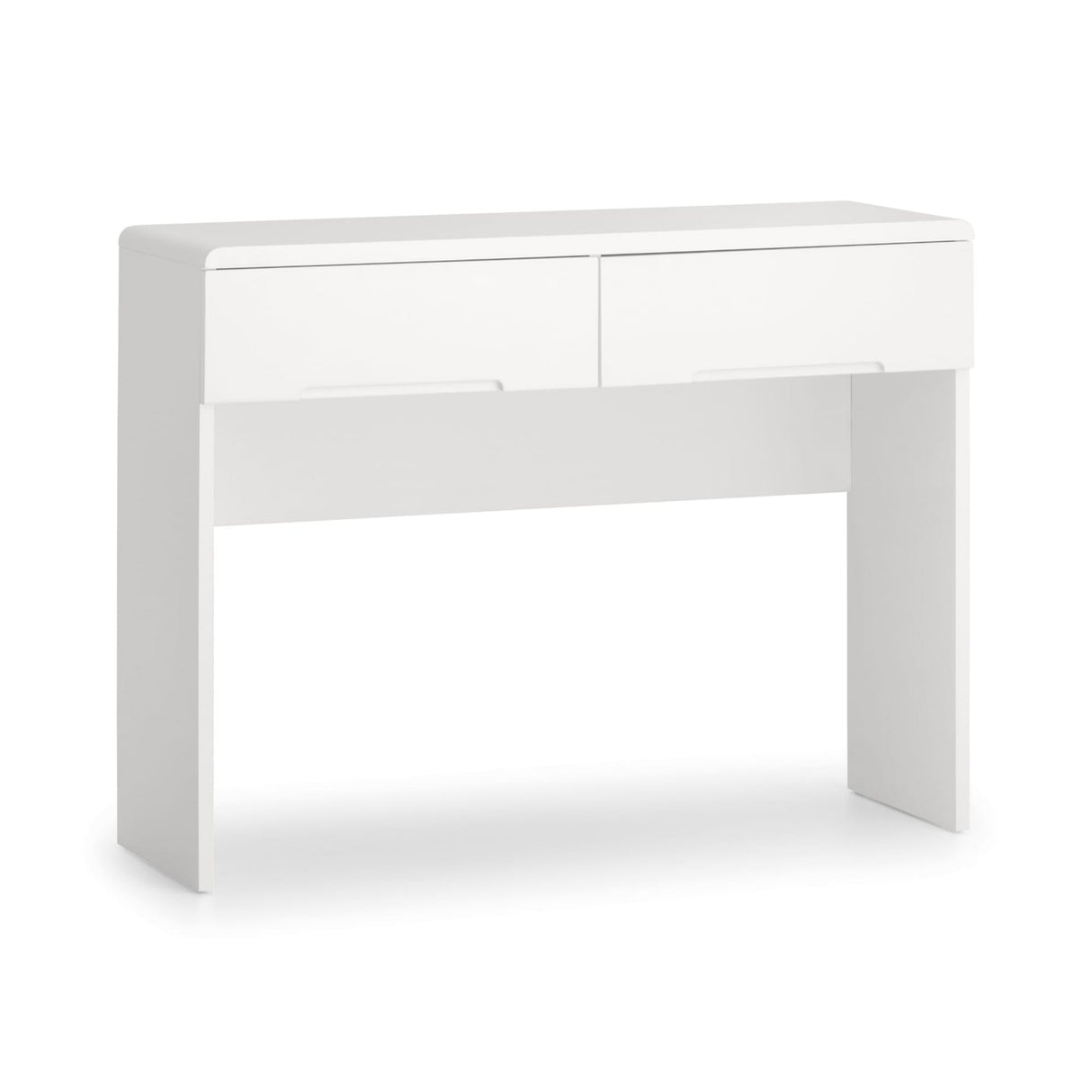 High Gloss Dressing Table With 2 Drawers - Manhattan