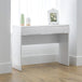 High Gloss Dressing Table With 2 Drawers - Manhattan
