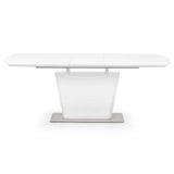 High Gloss Extending Dining Table for 4 to 6 People Rectangular - Como