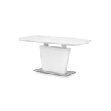 High Gloss Extending Dining Table for 4 to 6 People Rectangular - Como