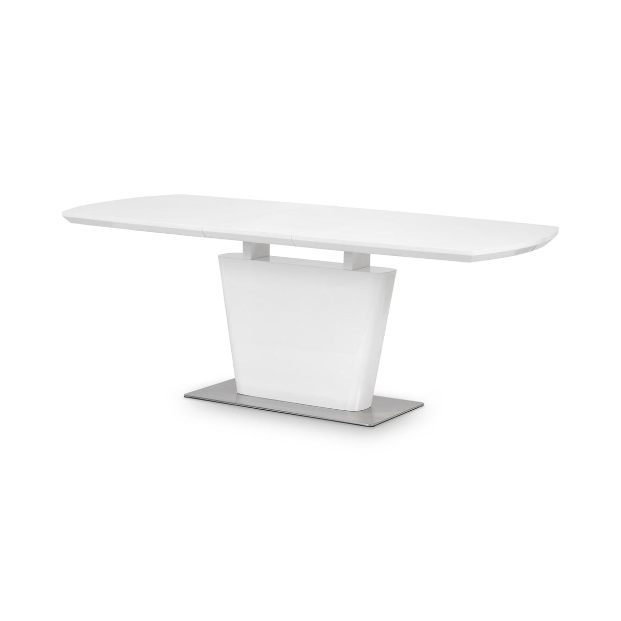 High Gloss Extending Dining Table for 4 to 6 People Rectangular - Como