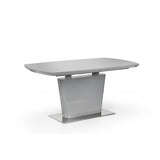 High Gloss Extending Dining Table for 4 to 6 People Rectangular - Como