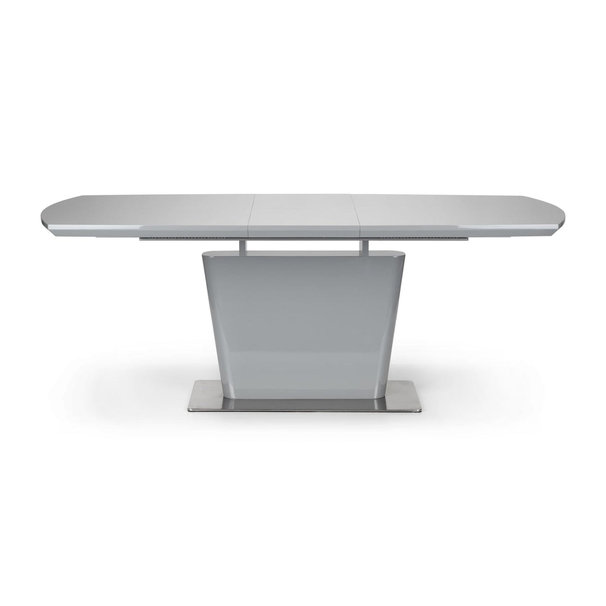 High Gloss Extending Dining Table for 4 to 6 People Rectangular - Como