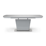 High Gloss Extending Dining Table for 4 to 6 People Rectangular - Como