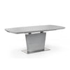 High Gloss Extending Dining Table for 4 to 6 People Rectangular - Como