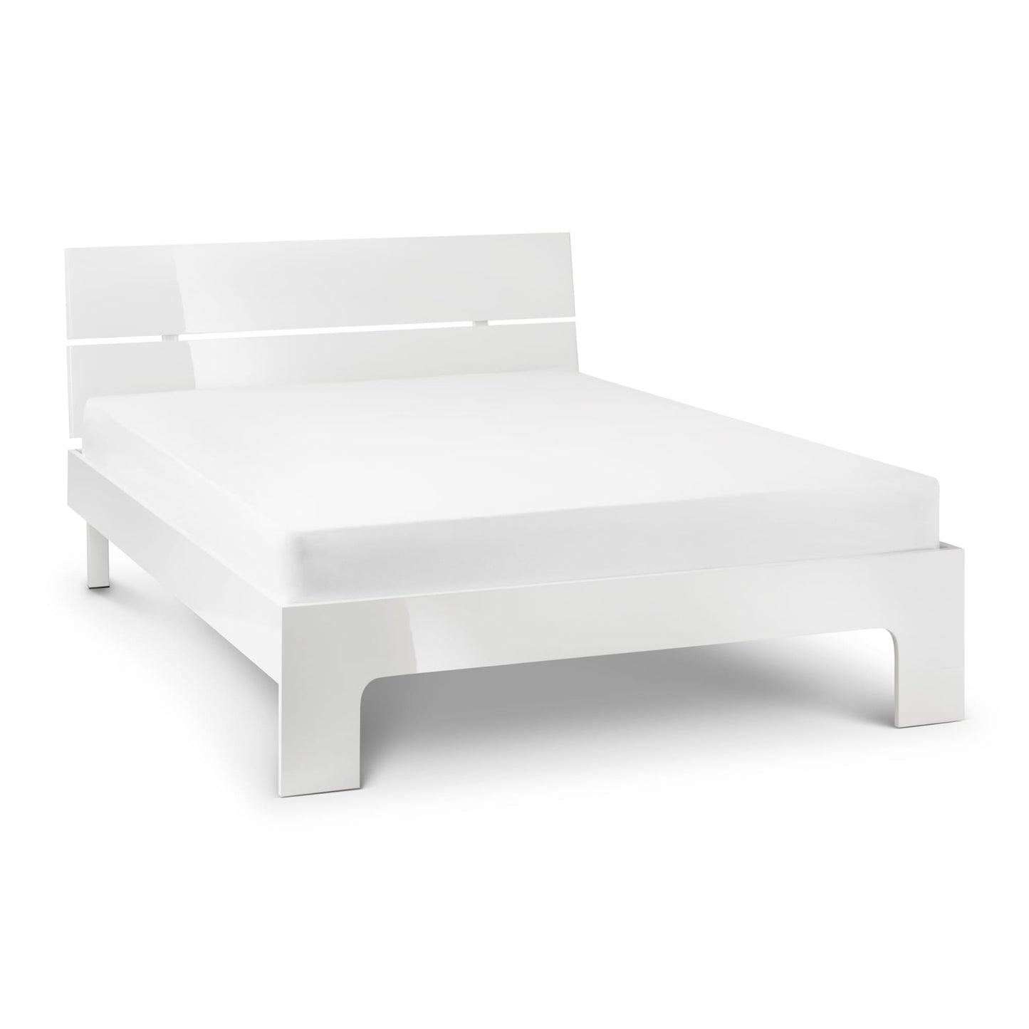 High Gloss King Size Bed - Manhattan