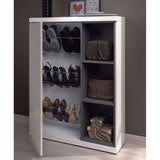 High Gloss Shoe Storage Cabinet With 1 Door - Findlay