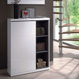 High Gloss Shoe Storage Cabinet With 1 Door - Findlay