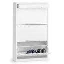 High Gloss Shoe Storage Cabinet With Drawer - Manhattan