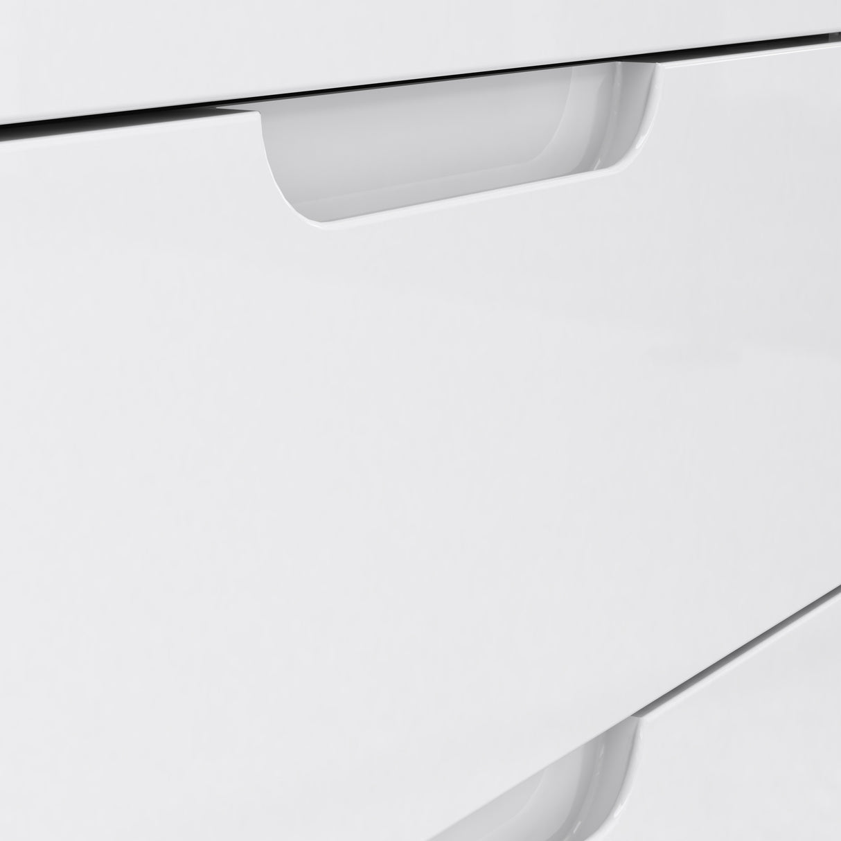 High Gloss Sideboard With 2 Doors And 2 Drawers - Sienna