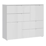 High Gloss Sideboard With 2 Doors And 4 Drawers - Sienna