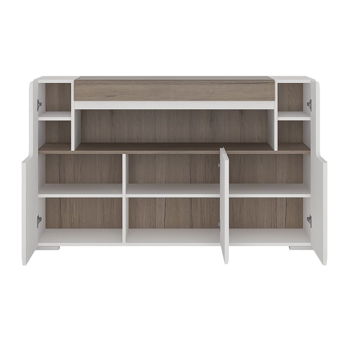 High Gloss Sideboard With 3 Doors - Toronto