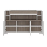 High Gloss Sideboard With 3 Doors - Toronto