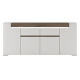 High Gloss Sideboard Wide With 4 Doors And 2 Drawers - Toronto